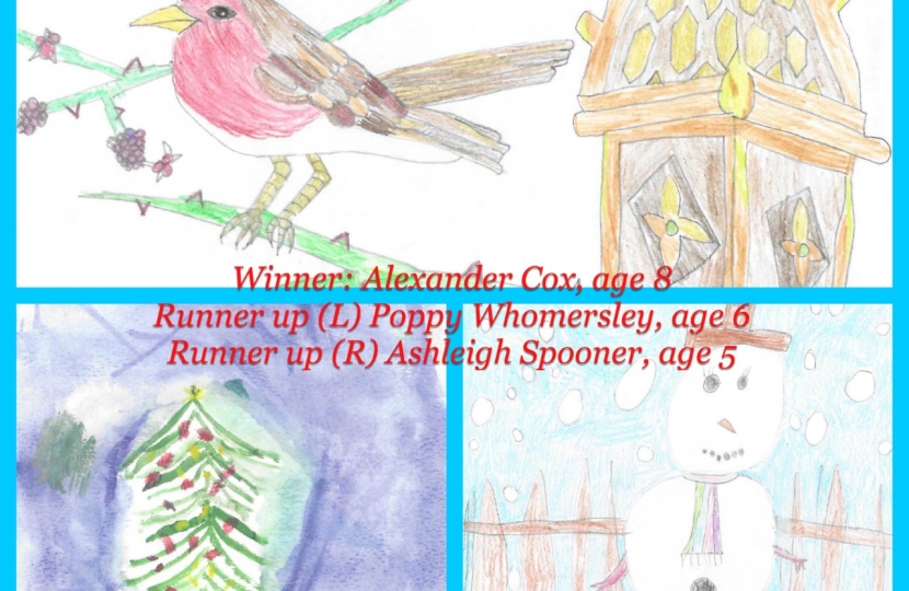 Rother Valley 2020 Christmas card competition winners