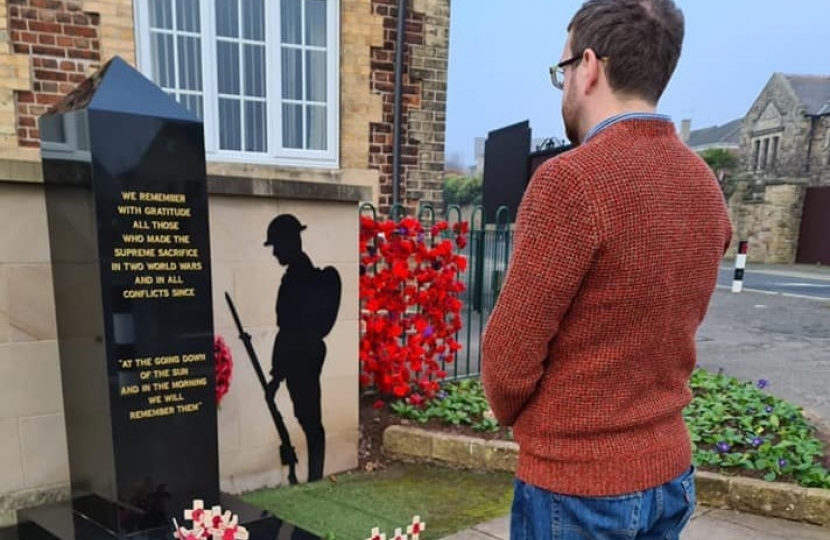Alexander Stafford MP remembrance event