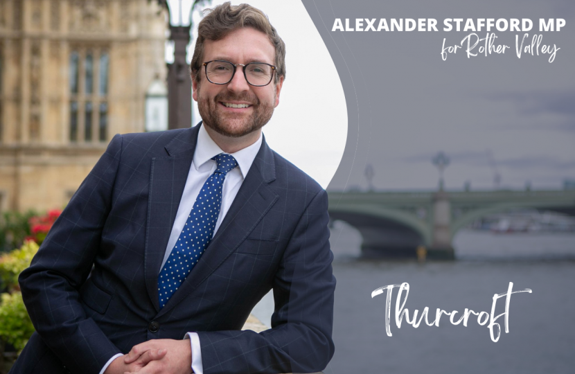 Alexander Stafford MP Plan for Thurcroft