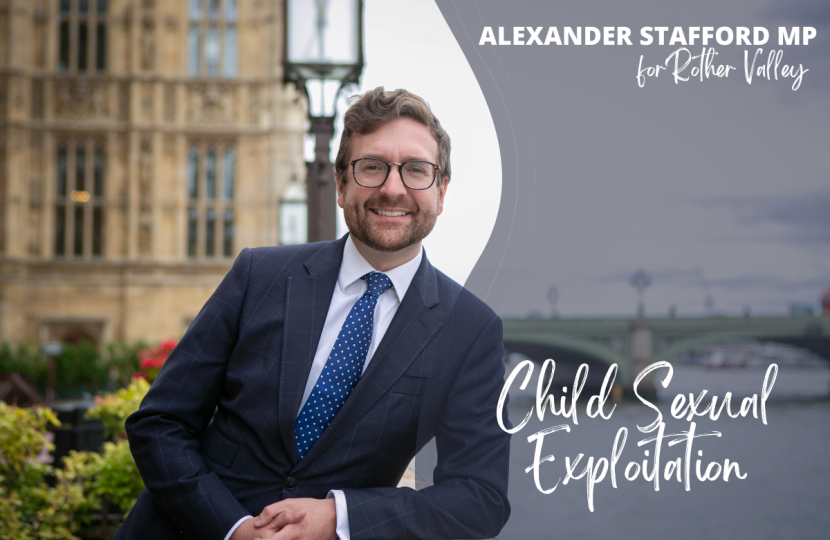 Alexander Stafford MP Child Sexual Exploitation