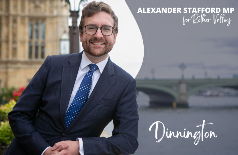 Alexander Stafford MP in Dinnington