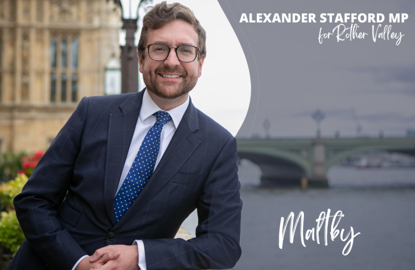 Alexander Stafford MP in Maltby