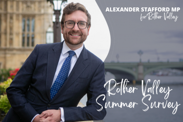 Alexander Stafford MP Rother Valley Summer Survey